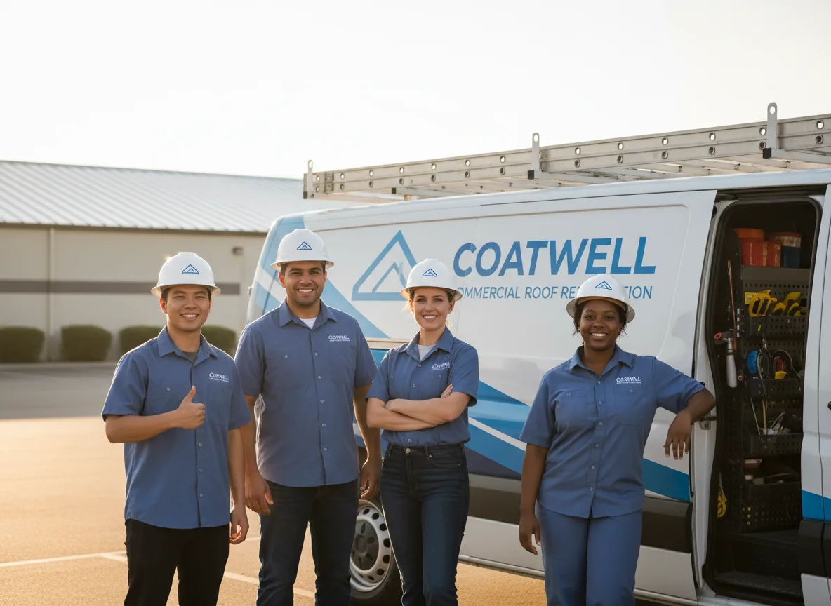 Commercial roof coating company in Chatham, IL
